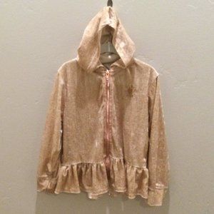 Vince Camuto Shiny Girls Hooded Jacket / Size 6